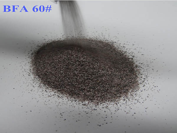 金屬制品噴砂拋毛增加粗糙度棕剛玉砂F60#棕剛玉磨料廠家 價(jià)格好